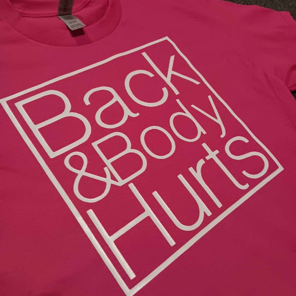 Back and body shirt humorous shirt 👕 😃